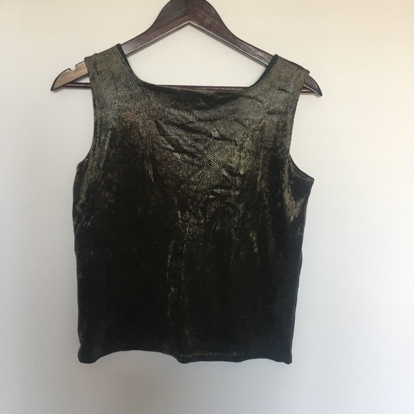 Carlisle Vintage Dark Olive Crop Tank Size Small - Picture 3 of 5